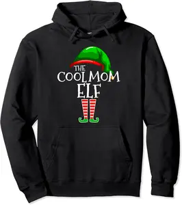 The Cool Mom Elf Family Matching Group Christmas Gift Mommy Pullover Hoodie - Lydiagarcia Shop 36B08HXD3D7H