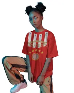 OVA CHEEVA Women's HBCU Pride Short-Sleeve Soft Cotton Fabric T-Shirt for Casual Fashion Students
