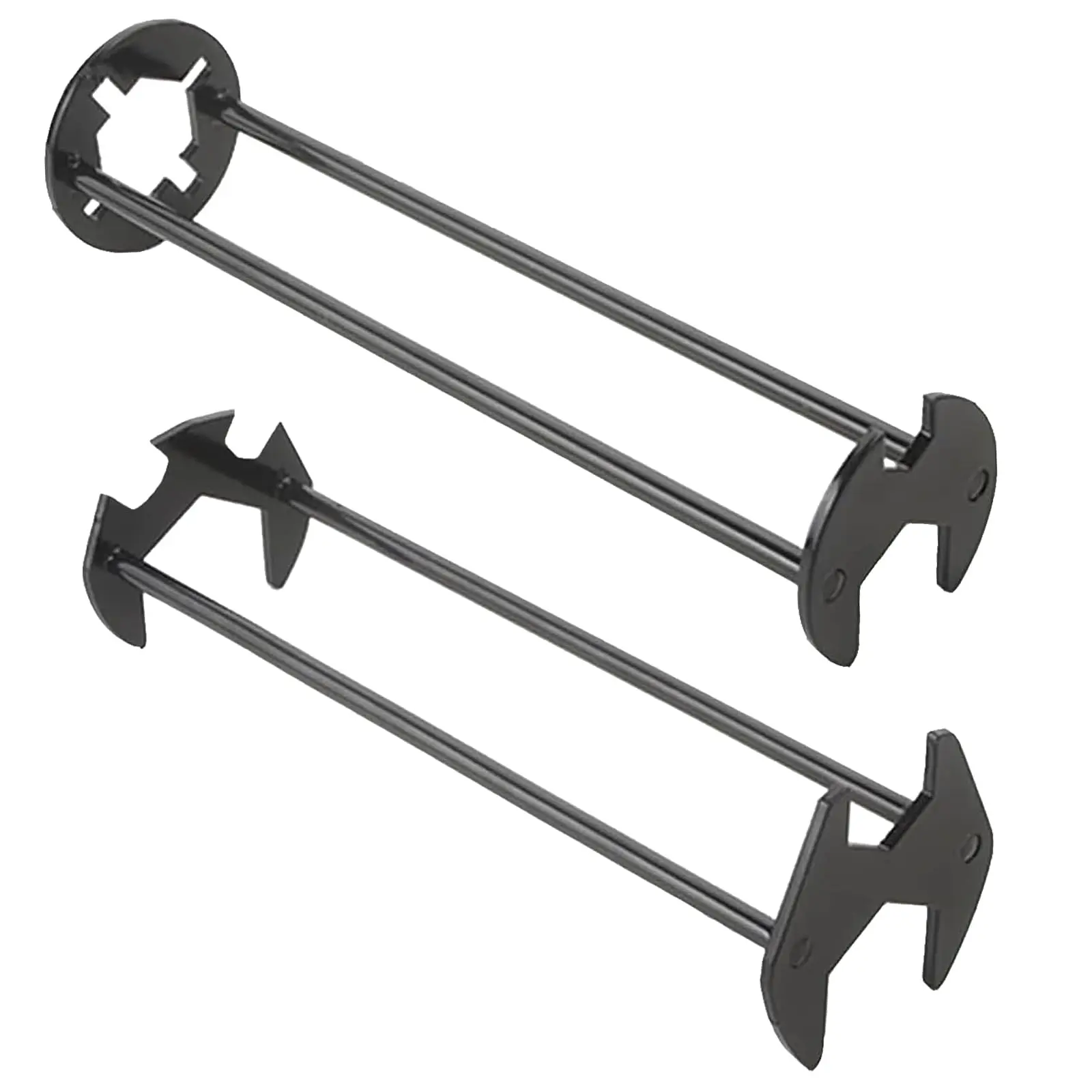2 Pcs Faucet Wrench Multifunctional Sink Faucet,Installation Tool,Under Sink Plumbers Wrench Two-Shaft Design,Sink Drain Drench for Confined Spaces，Suitable for Small Spaces, Bathroom Homes