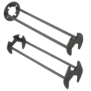 2 Pcs Faucet Wrench Multifunctional Sink Faucet,Installation Tool,Under Sink Plumbers Wrench Two-Shaft Design,Sink Drain Drench for Confined Spaces，Suitable for Small Spaces, Bathroom Homes