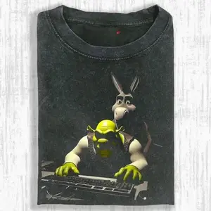 Shrek Radio Tee Unisex All Sizes, Graphic Tees, Funny T-Shirt