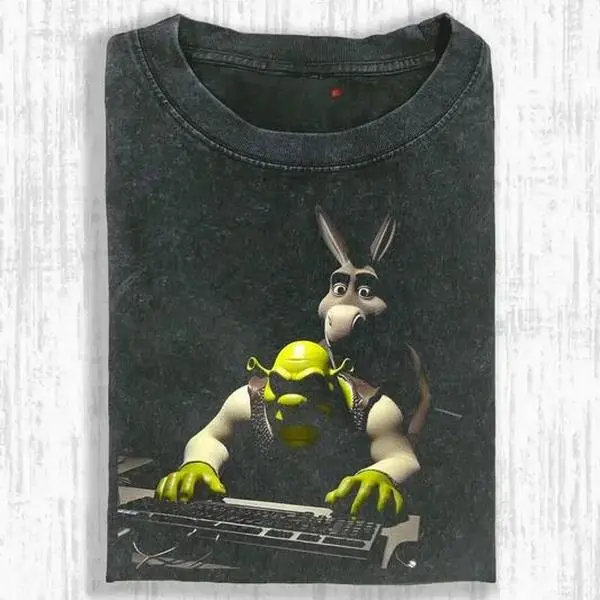Shrek Radio Tee Unisex All Sizes, Graphic Tees, Funny T-Shirt
