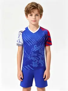 Sports Set 26/27, Boys Girls Soccer Jersey, Breathable Football Fan, Holiday Gift, Training & Casual Wear