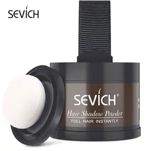 Sevich Hairline Shadow Powder,1 count hairline modifying hairlight brown powder，Eyebrows & Beard Line, Hair Root Touch Up for Thinning Grey Hairline, Windproof&Sweatproof hair texture powder