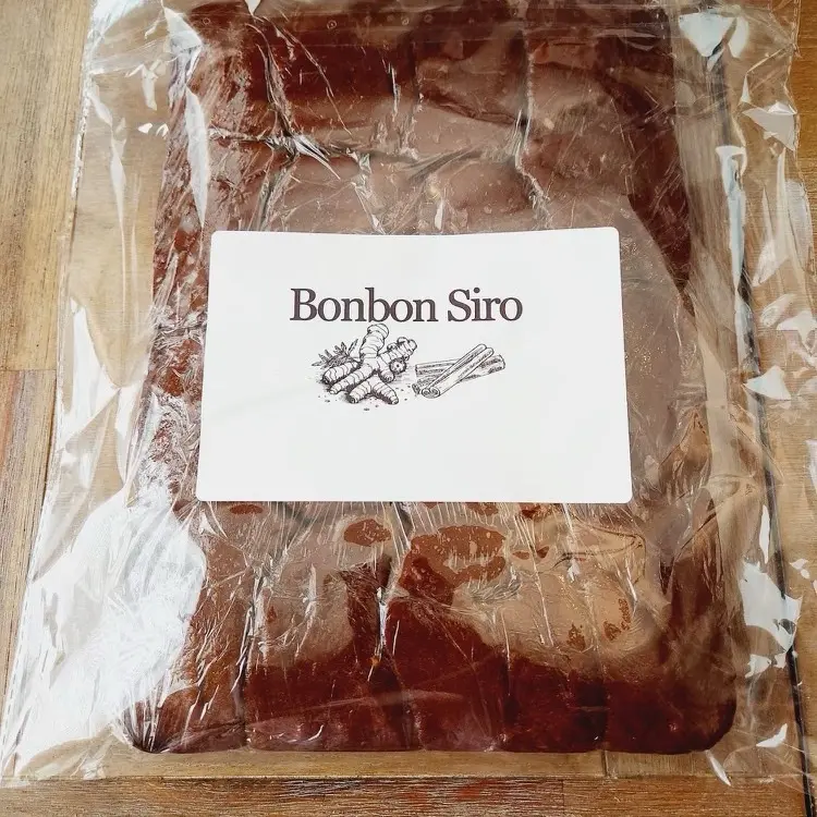 Bonbon Siro Molasses Cookie 1 small tray Made with Molasses Ginger Cinnamon and Other Good Spices