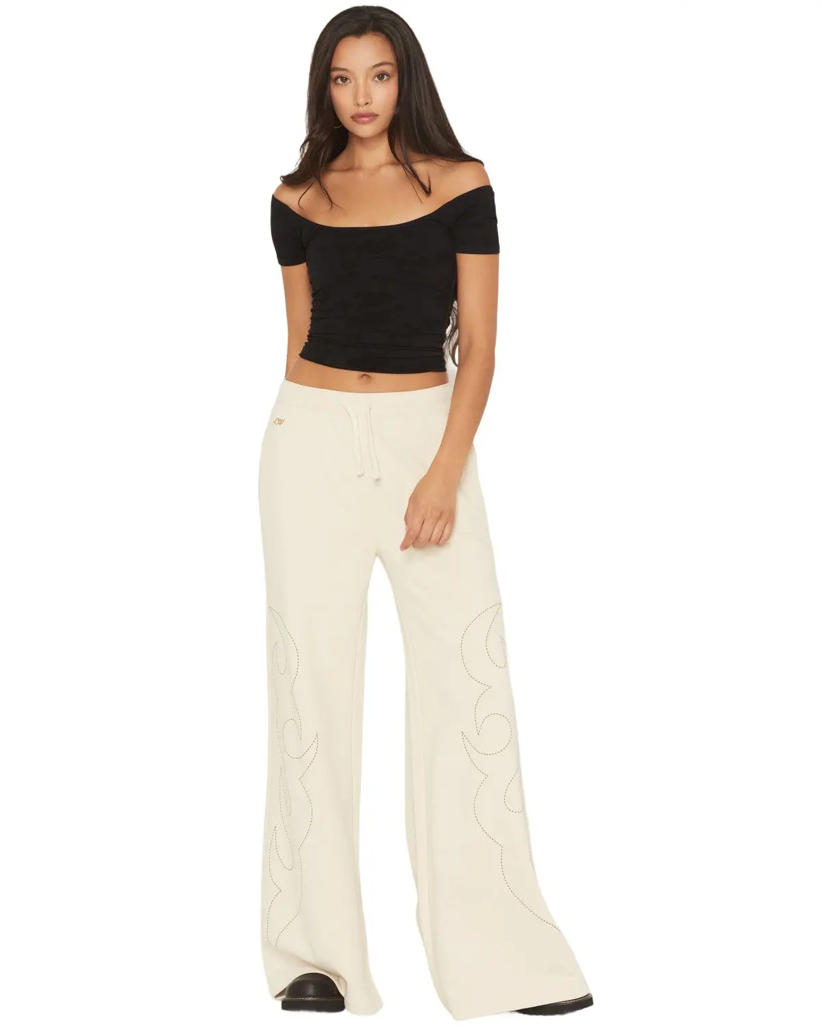 Wrangler Women's X Lainey Wilson Women'S High Rise Cowboy Sweatpants - 112375657