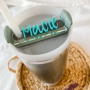 Teal St@nley Quencher 2.0 Acrylic Name Plate