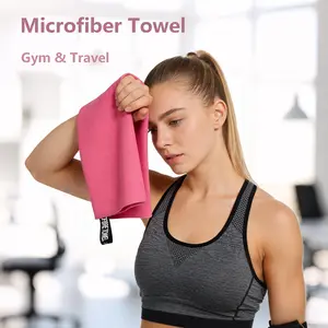 Microfiber Towel, Super Absorbent Gym Towel, Portable Sports Towel,Best Quick Dry Towel for Gym,Soft and Lightweight Travel Towel