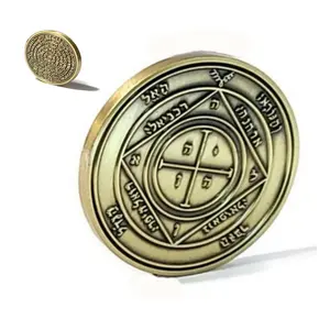 Fifth Pentacle of Saturn Coin – Solomonic Saturn Seal, 72 Names of God