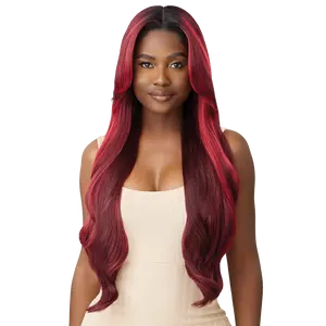Outre Synthetic Melted Hairline HD Lace Front Wig Madina QLMHMAD