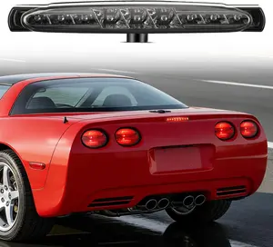 Nilight LED Bar Third Brake Light, Smoked Lens High-Mount 3rd Stop Lamp, Rear Center Cab Accessory Compatible with Chevy Corvette C5 (1997-2004) Car Tail Component, Led Bar Light Led Beacon Led Backlights