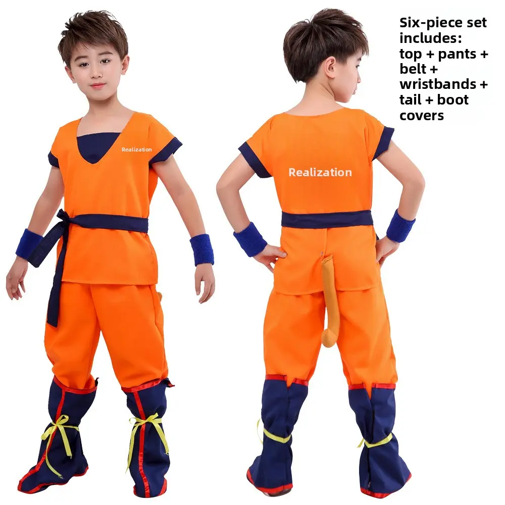 Wuzi Fu - Six-piece set (top + pants + belt + wris