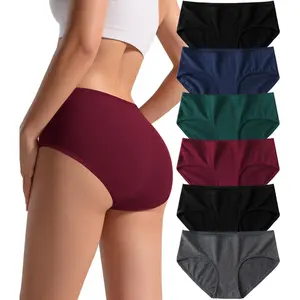 Cotton Hipster Panties Women: 6-Pack Soft Full Coverage Mid Rise Underwear for Everyday Comfort