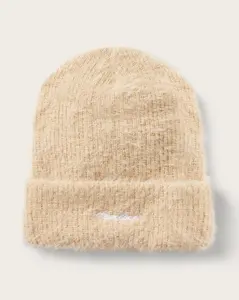 Kids Ivy Fuzzy Beanie in Oat