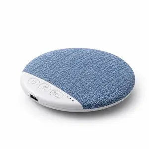 Bluetooth 5.4 Wireless Stereo Speaker - Harman Tuned HiFi Fabric Bedside Sleep Aid, 7-Day Battery, Compact Portable, Smartphone/Mobile USB Connection