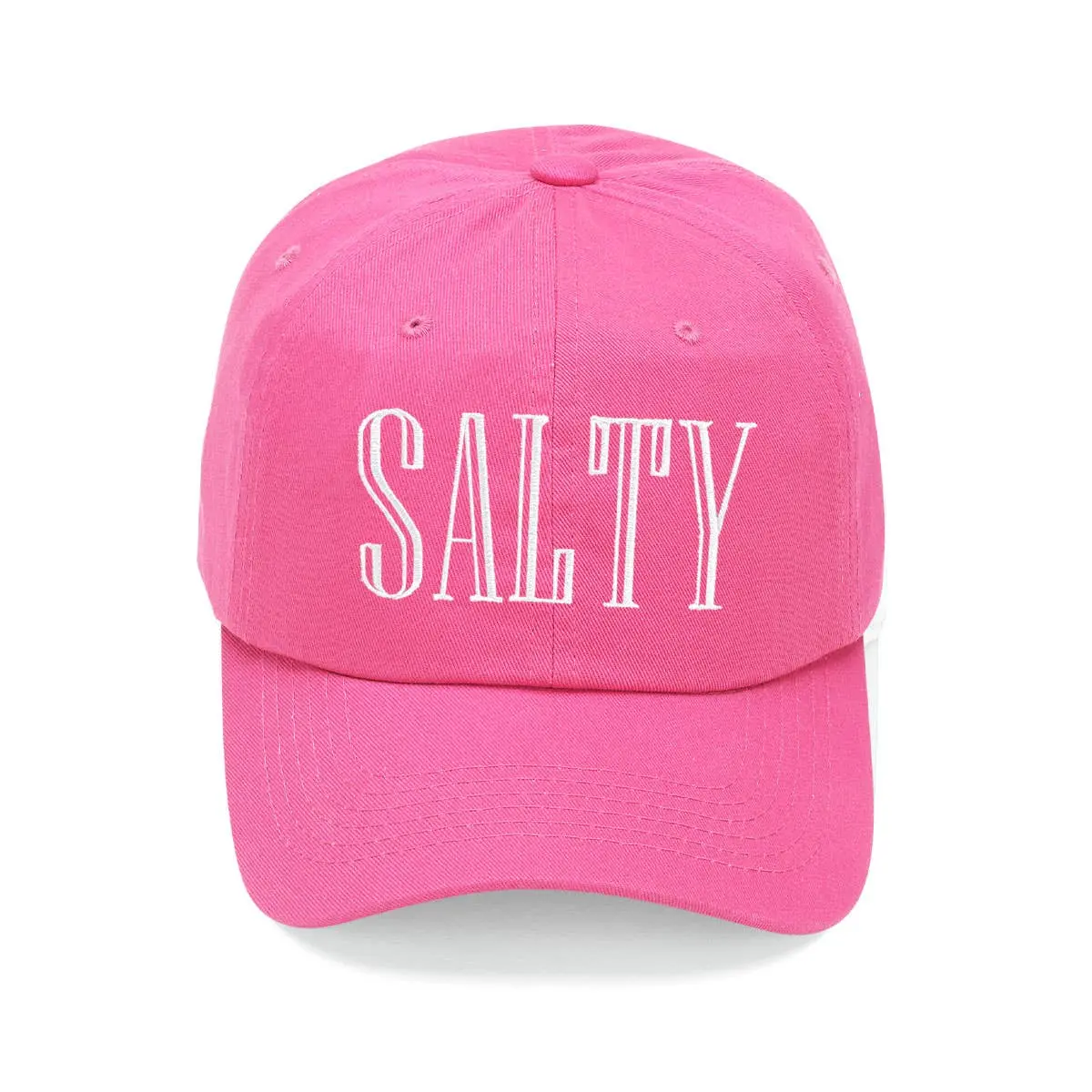 Salty Embroidered Beach Hat for Women Cute Summer Cotton Baseball Cap #M190VL-SALTY24