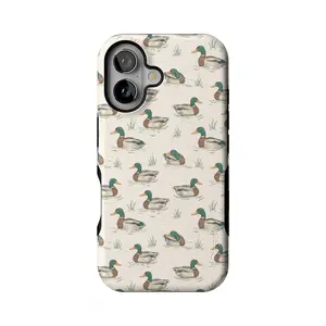 Casely iPhone 16 Case | The Boyfriend Collection | Mallard & Co. | Bold Protective Design | Compatible with MagSafe
