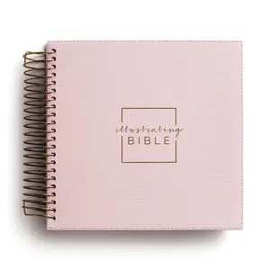 NIV, Spiral-bound Illustrating Bible, Leathersoft Spiral, Pink: Draw, Write, and Reflect Your Way Through Scripture - Spiral-bound