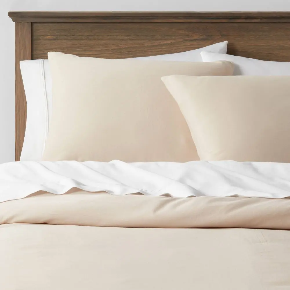 Threshold Duvet Cover Set 100% Cotton Sateen Solid 250TC