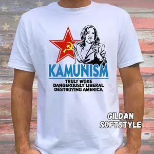 Kammunism Anti Kamala Shirt, Kommie Kamala Harris Destroying America, Dangerously Liberal, Anti Woke, Vote Trump 2024