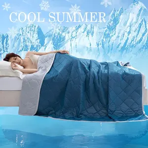 ROSEKIND Summer Cooling Blanket  Air Conditioning Bedroom Sleep Prevent Colds Soft Comfortable for Hot Sleepers Cooling Quilt Soft Elastic Breathable