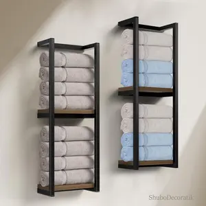 Indoor Furniture Towel Storage Rack, Living Room Shelves & Racks for Organizing