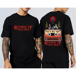 Running Up That Hill Hawkins Tee, Hawkins Tee, Viral Valentine Tee! Great Gift for Couple & Stranger Things Enthusiasts. #   TikTokShop. #   ViralTees #   TrendyTees #    FunnyValentine