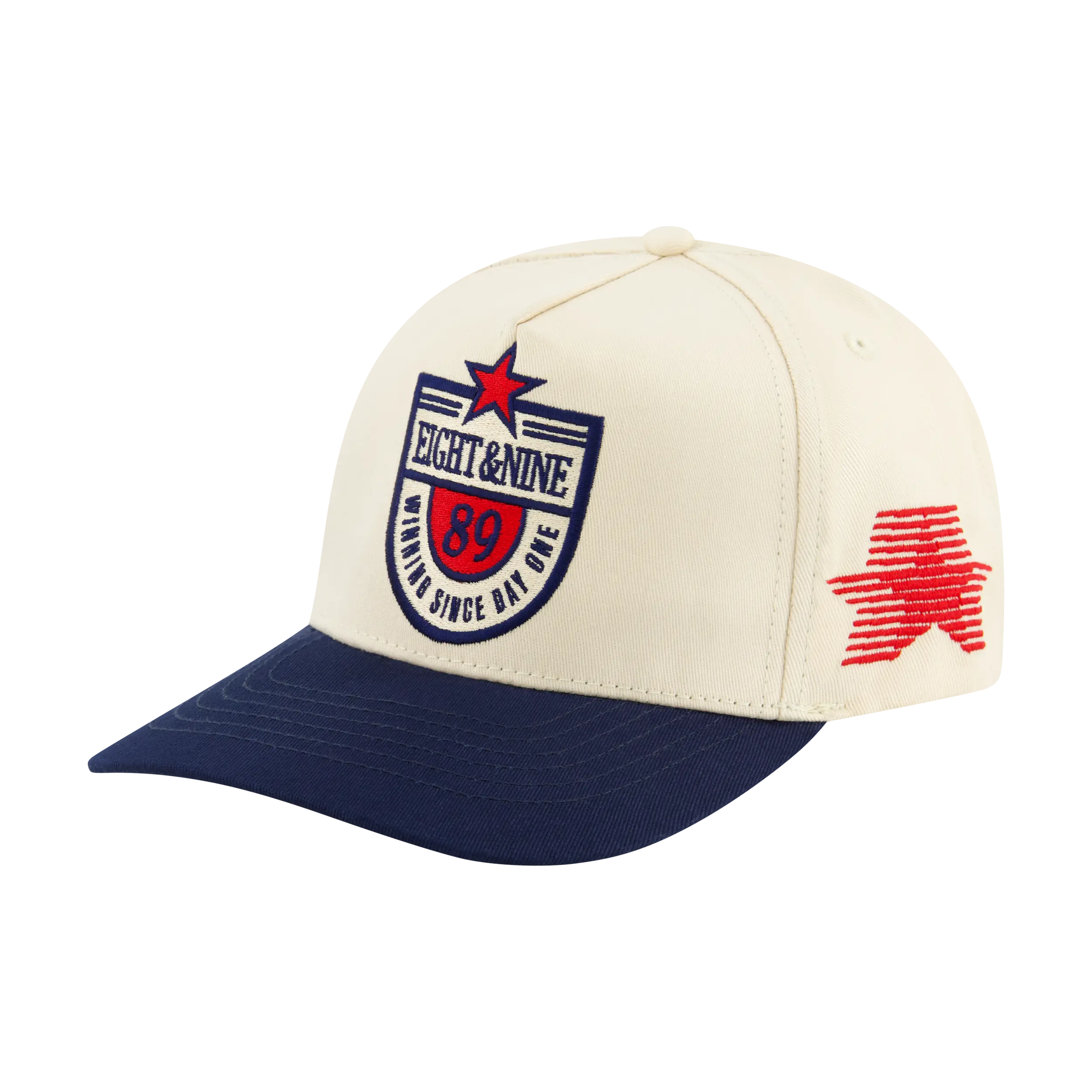 Winning A Frame Snapback Hat White