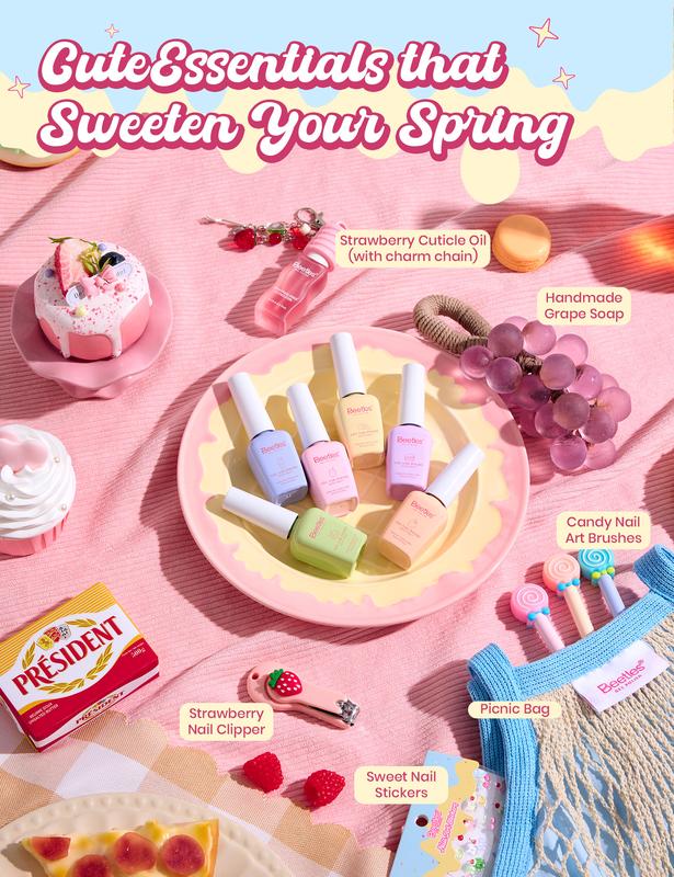 Beetles Taste of Spring Manicure Box - Easter Nail Designs Spring Floral Nails Vacation Nails Beach Nail Art Festival Nails Graduation Nails Wedding Guest Nails