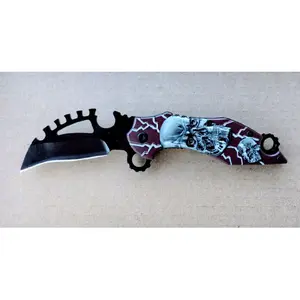 New Zombie Apocalypse Halloween Spring Assist Fantasy Folding Knife Collectable Gift