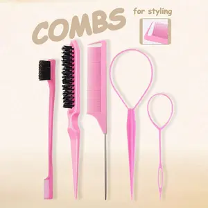 Versatile Hair Styling Comb Set, Unique Hair Weaving Tool, Precision Daily Hair Care, Salon Quality, Beginner Friendly, Professional Tools