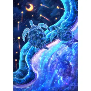 Diamond Art Club® Sky Turtles Diamond Painting Kit