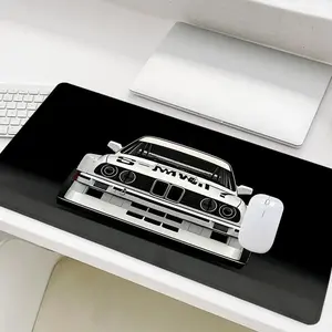 Car Pattern Mouse Pad, Non Slip Mousepad, Rectangle Gaming Mouse Pad with Non-Slip Rubber Base, Office Desk Keyboard Mat for Home Office Game Room Desk