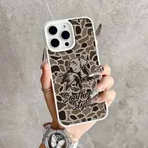Magnetic Southern Style Duck Dog Camo Phone Case, Supports Wireless Charging, Hunting Gift, For iPhone 17 16 15 14 13 12 11 Pro Max Plus, Non-Yellowing Shockproof Clear Slim Soft Acrylic Protective Cover