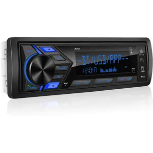 Single Din  Stereo : 1-Din  Radio Receiver - in Dash Digital Media MP3 Player LCD Display AM FM USB Fast  SD AUX 300W Amp Outputs