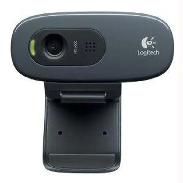 Logitech USB Web Camera 960-000694 HD Webcam C270 - Black, Ideal for Winter Sports Sledding Activities