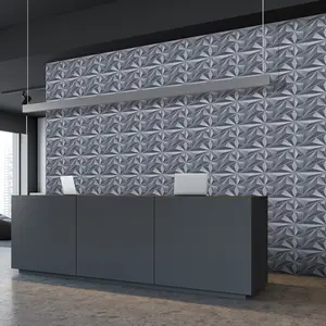 Aadesh PVC Wall Panels, Waterproof & Easy Clean, 11.8x11.8 Inches, 1mm Thick, Heat Insulation, Modern Home Decor, Living Room, Bedroom