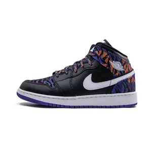 Air Jordan 1 Mid SE GS "Tiger Stripe" AV5174 005