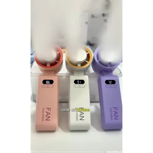 Portable Mist Cooling Fan - USB Mini Handheld Spray Fan for Summer