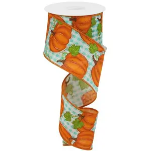 2.5" x 10yd Pumpkin Patch/Check