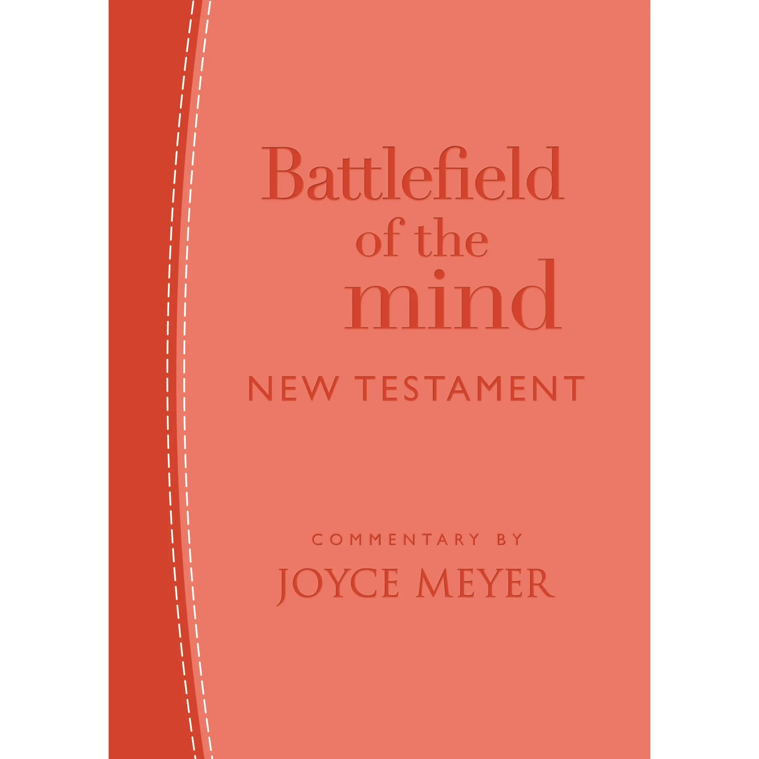 Battlefield of the Mind New Testament: Coral LeatherLuxe®