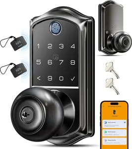 Smart Fingerprint & App Door Lock – Keyless Entry