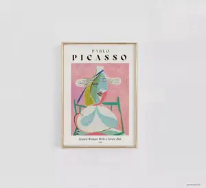 Pablo Picasso Wall Art Print, Picasso Poster, Picasso Home Decor, Neutral Abstra