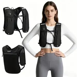 Outdoor Sports Hydration Backpack, Adjustable Shoulder Straps, Multiple Compartments, Breathable Mesh, Lightweight Ergonomic Design