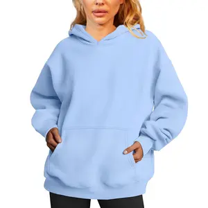 Womens Oversized Hoodies Fleece Sweatshirts Long Sleeve Sweaters Pullover Fall Clothes with Pocket Fallreshness