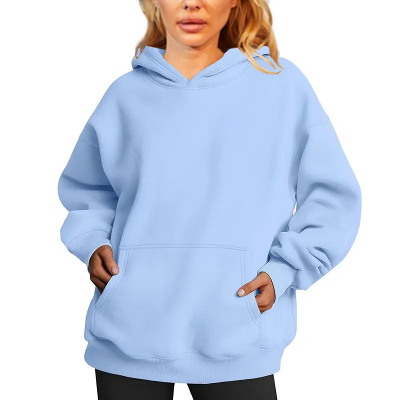 Womens Oversized Hoodies Fleece Sweatshirts Long Sleeve Sweaters Pullover Fall Clothes with Pocket Fallreshness