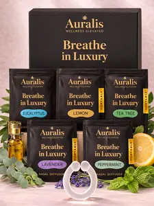 Auralis Discovery Set – 5 Nasal Diffuser Rings aromatherapy
