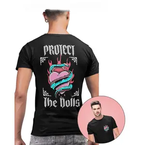 Protect the Dolls- Pro Trans T-shirt Cotton Fabric Comfortable Womenswear unisex short Tshirt Streetwear Casual