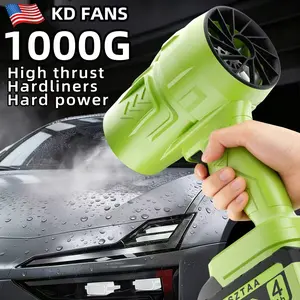 Cordless Leaf Blower Violent TurboFan,BrushlessPure Copper Motor Jet Fan Wit