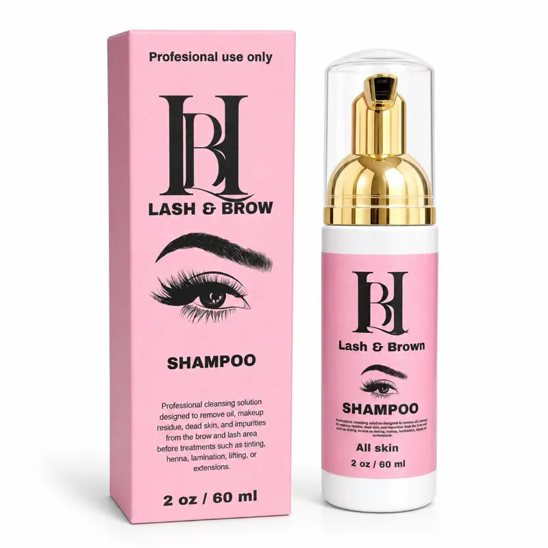 HennovaBrow Eyebrow Shampoo for Clean and Healthy Eyebrows